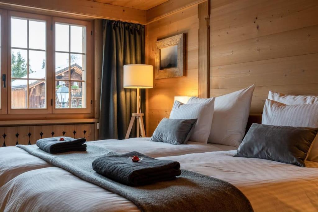 Charming Alpine Apartment Gstaad Eksteriør bilde
